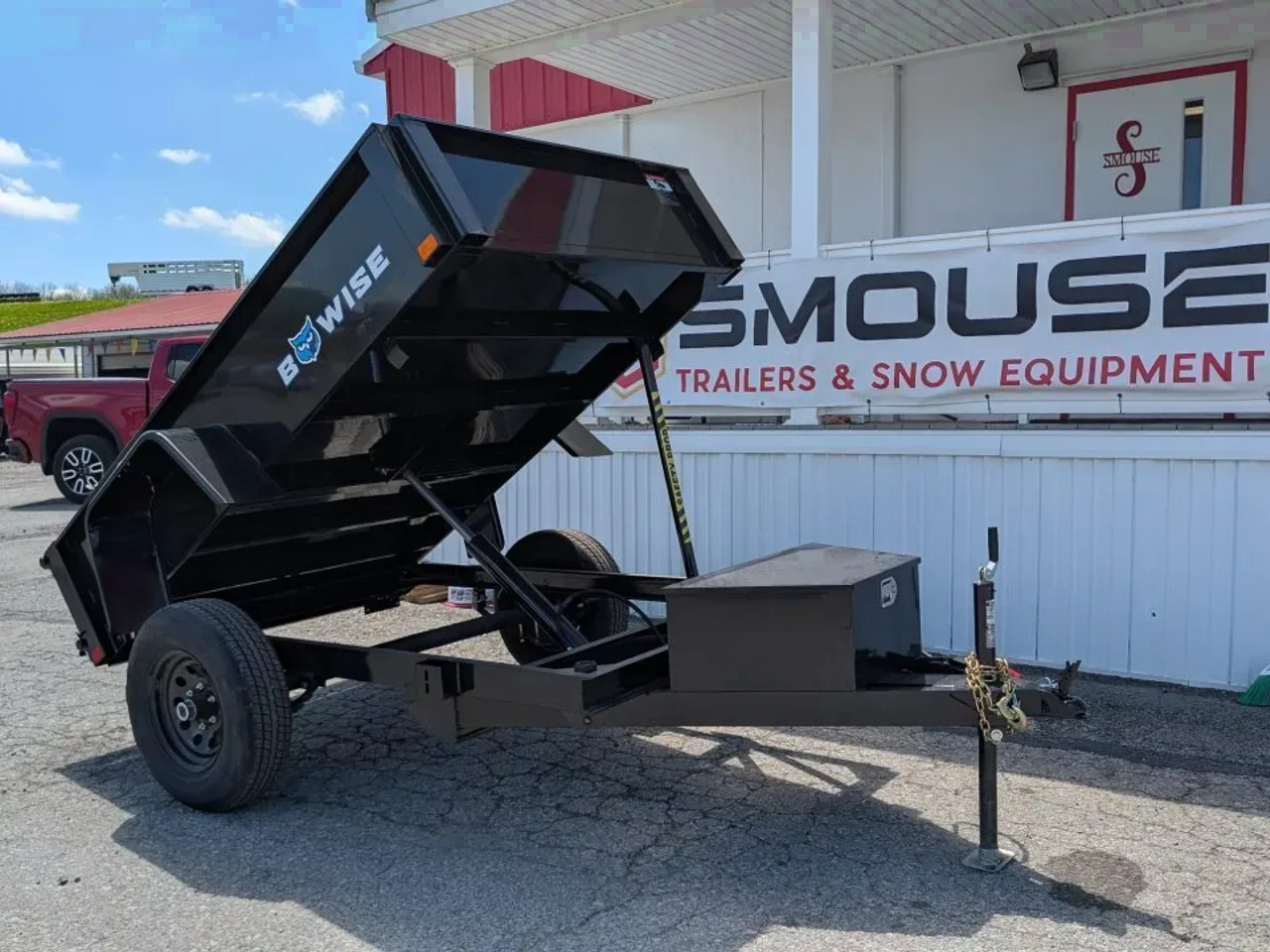 2027 BWise 5x8 Lo Pro Dump Trailer w/ 2" Coupler