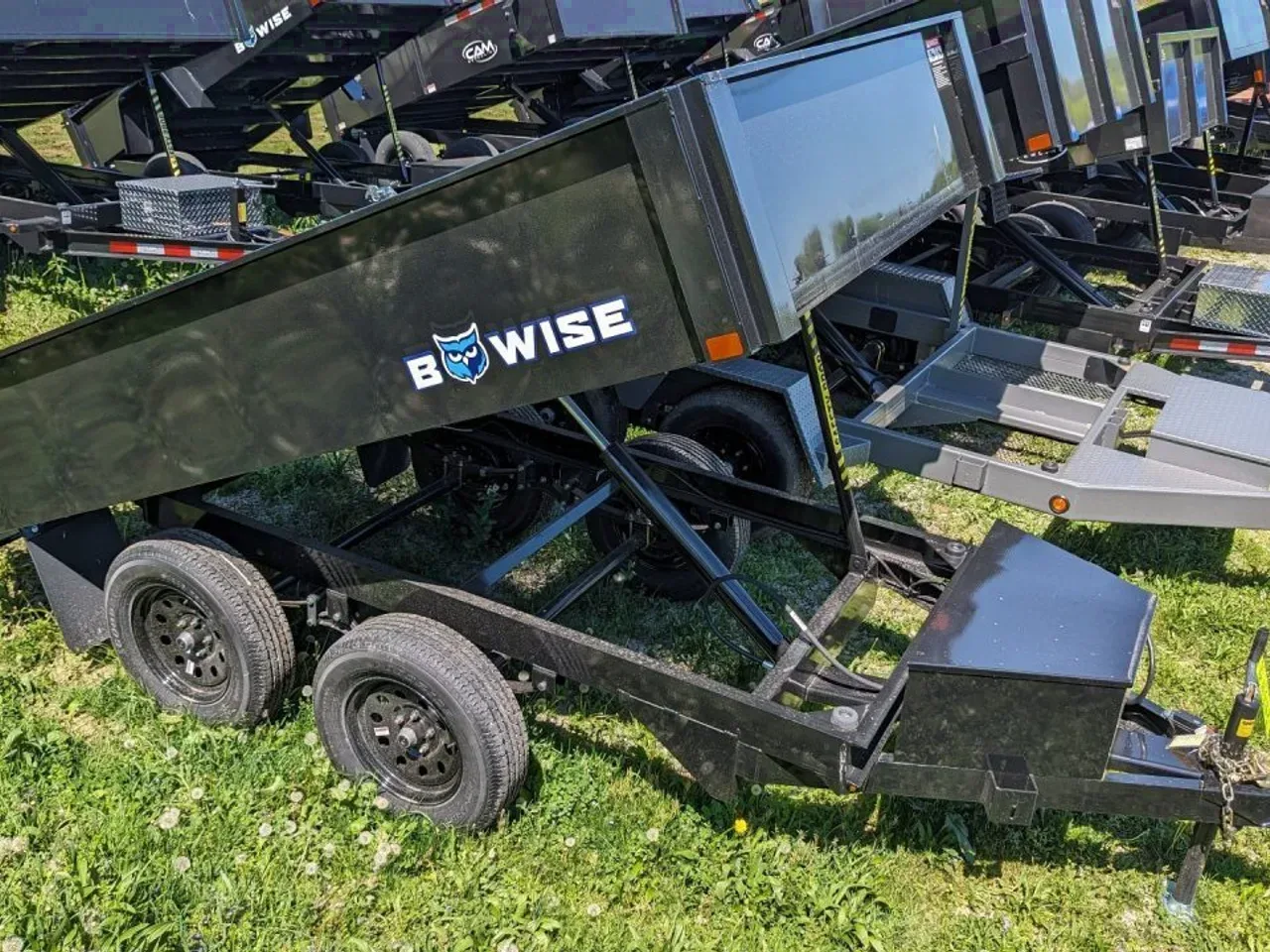 2026 BWise 6x10 Deckover Dump Trailer w/ One Piece Gate (7K GVW)