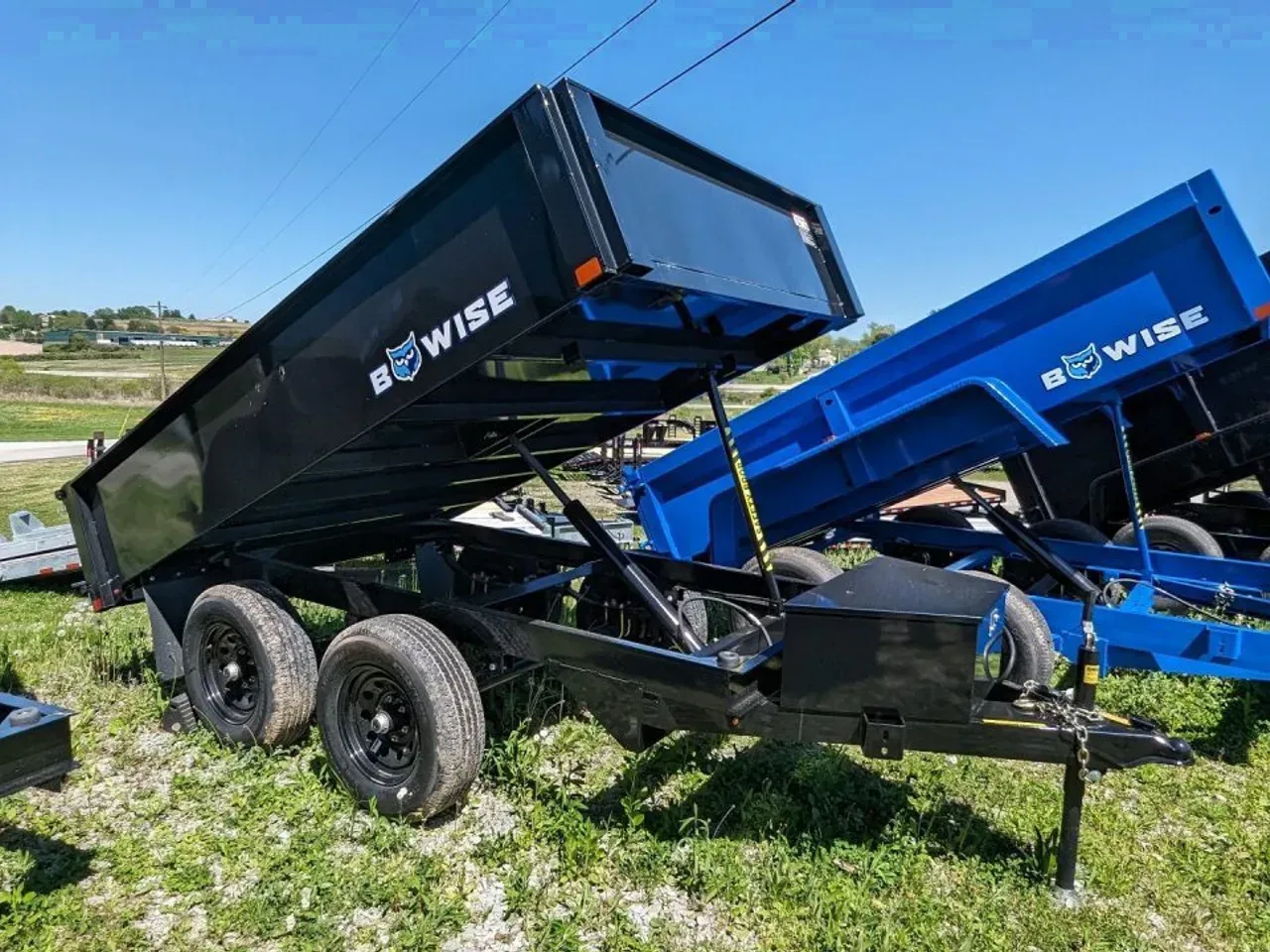 2026 BWise 6x10 Deckover Dump Trailer w/ One Piece Gate (10K)