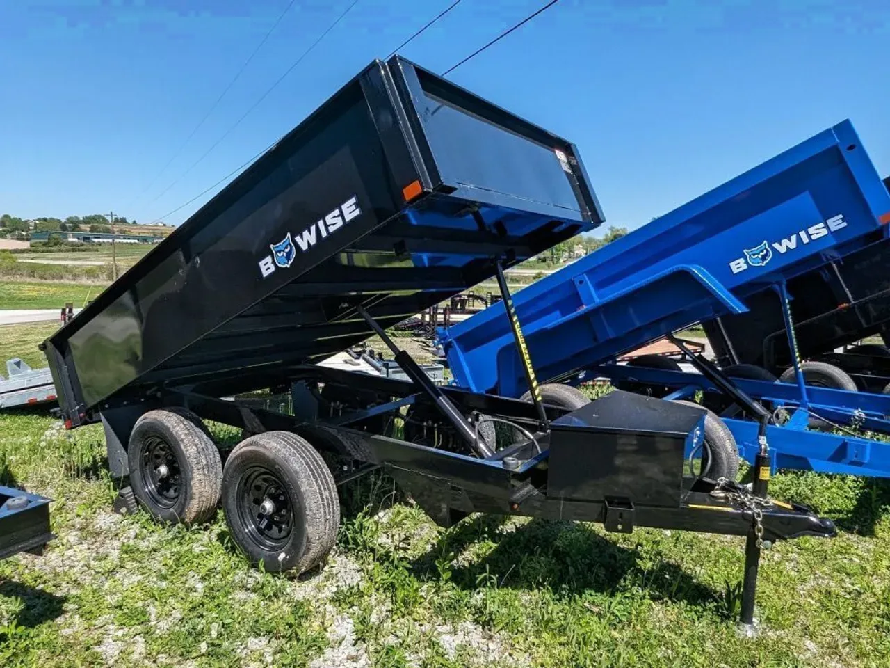 2026 BWise 6x10 Deckover Dump Trailer w/ One Piece Gate (10K)