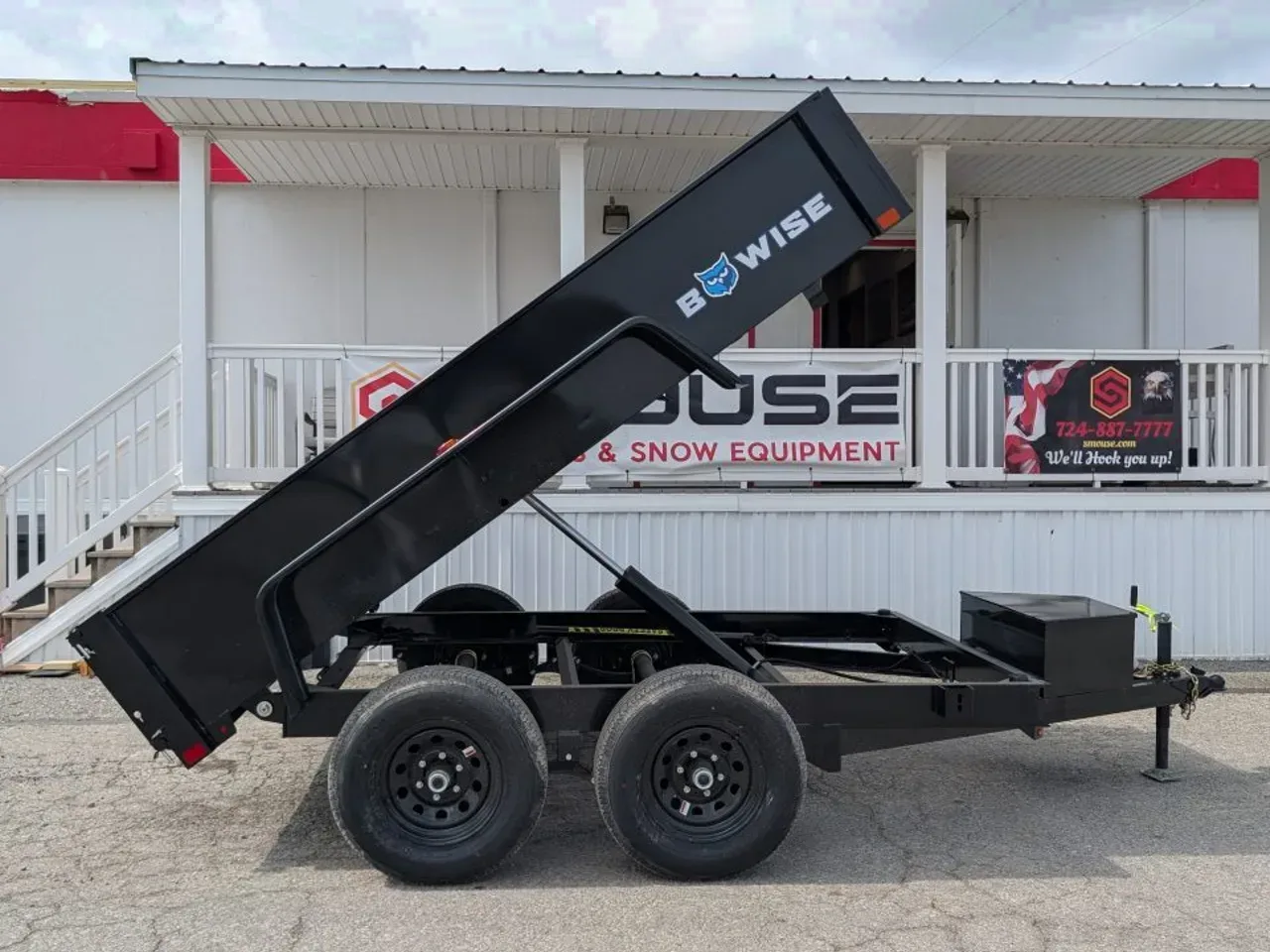2026 BWise 6x10 Light Duty Lo Pro Dump Trailer