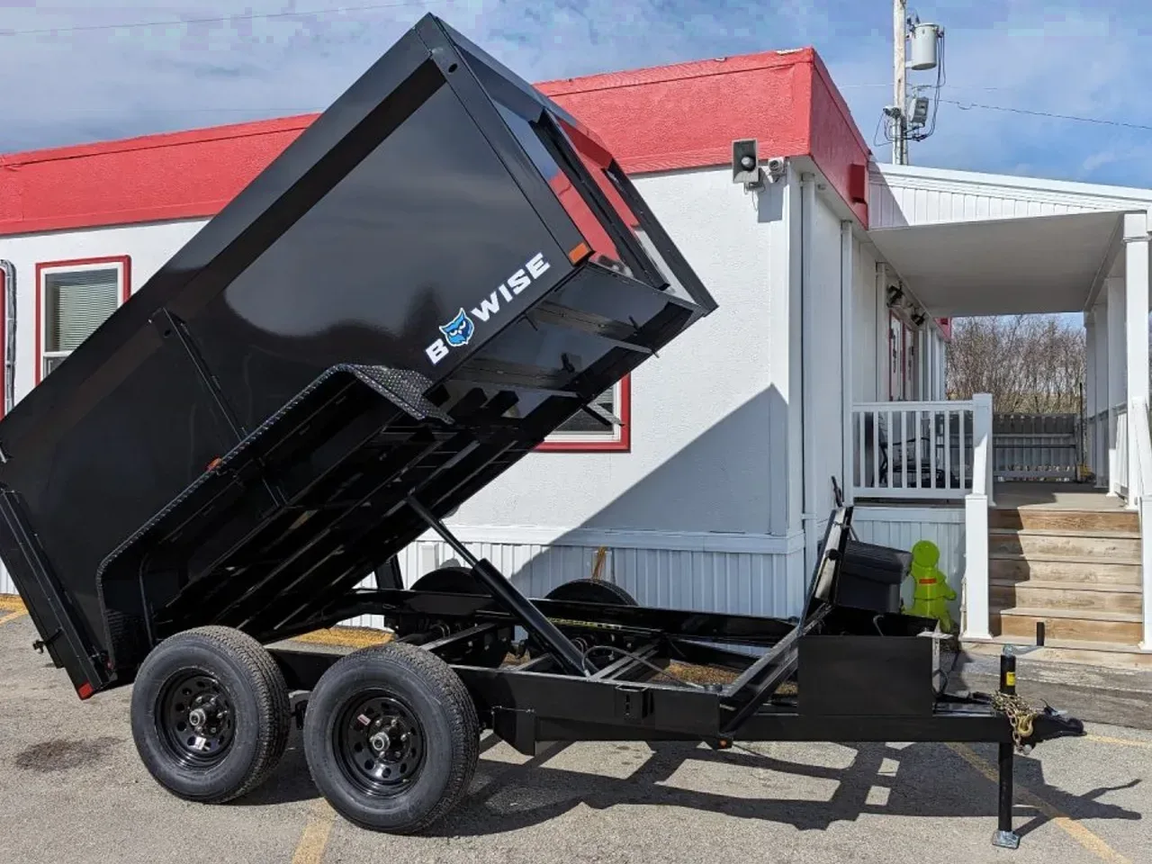 2026 BWISE 6x10 Lo Pro Dump Trailer w/ 44" High Sides