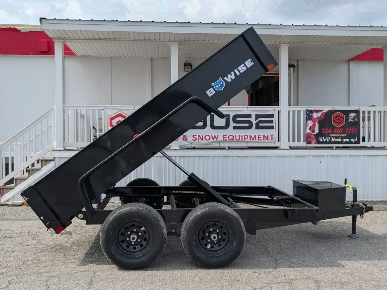 2026 BWise 6x10 Light Duty Lo Pro Dump Trailer