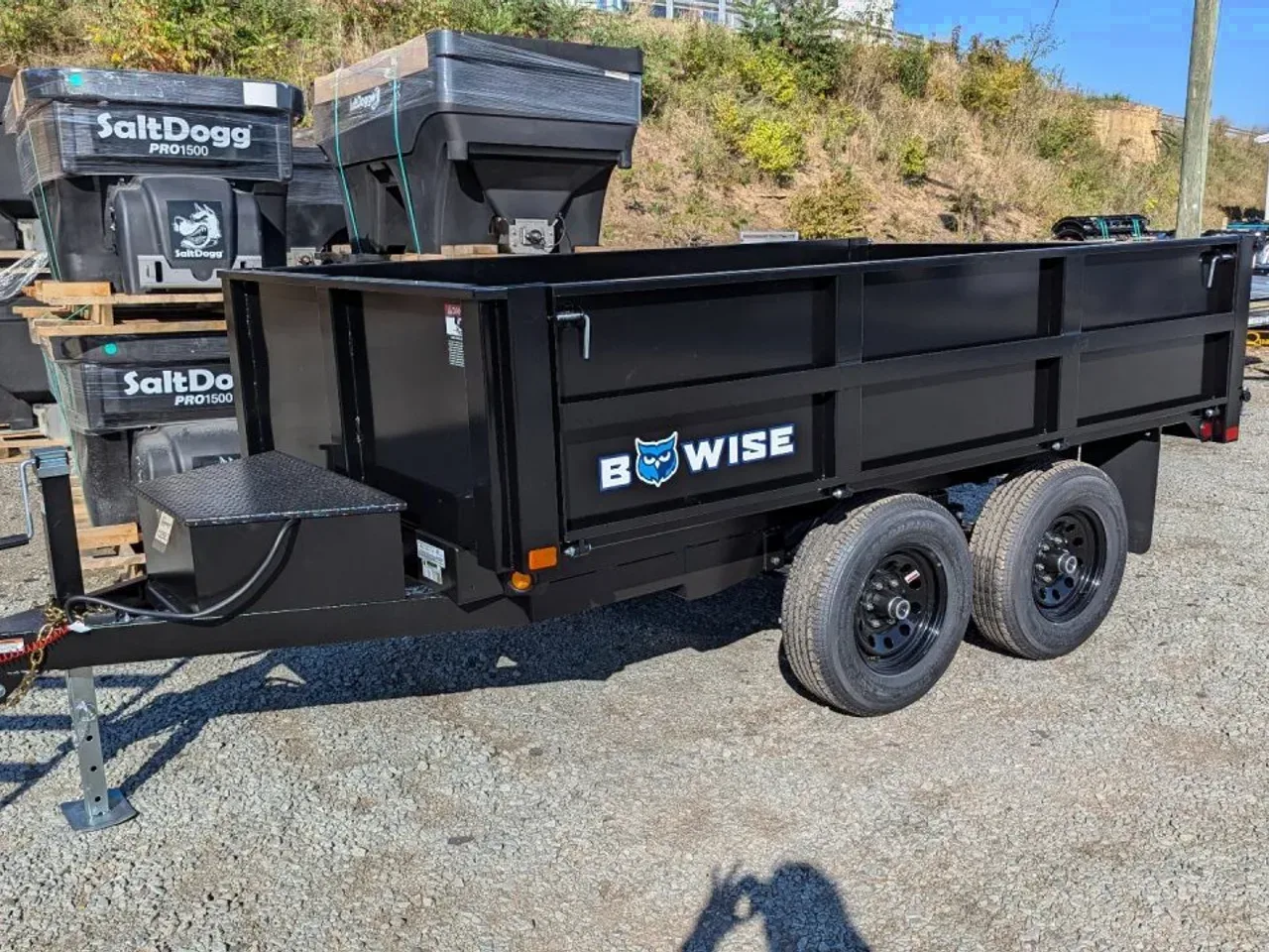 2027 BWise 6x10 Deckover Dump Trailer w/ Drop Sides!!!