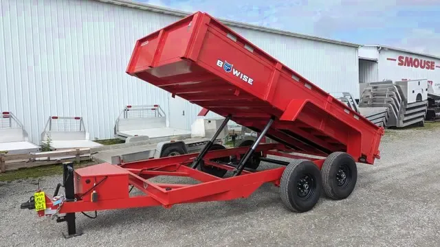 2025 B-Wise 6x12 Lo Pro Equipment Dump Trailer - Make Offer