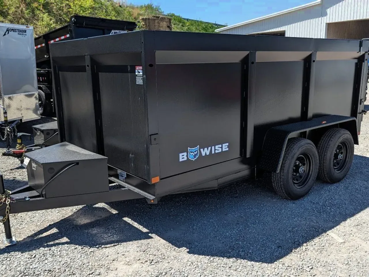 2027 BWise 6x12 Lo Pro Dump Trailer w/ 44" High Sides