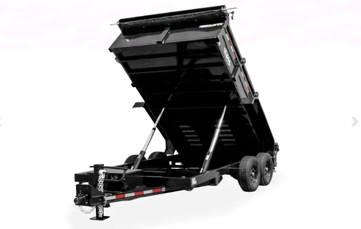 2025 Cam Superline 7x12 Lo Pro Equipment Dump Trailer