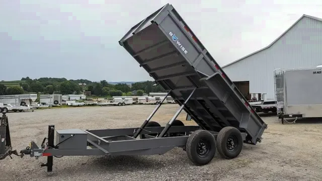 2025 B-Wise 7x14 HD Lo Pro Equipment Dump Trailer - Inquire Now
