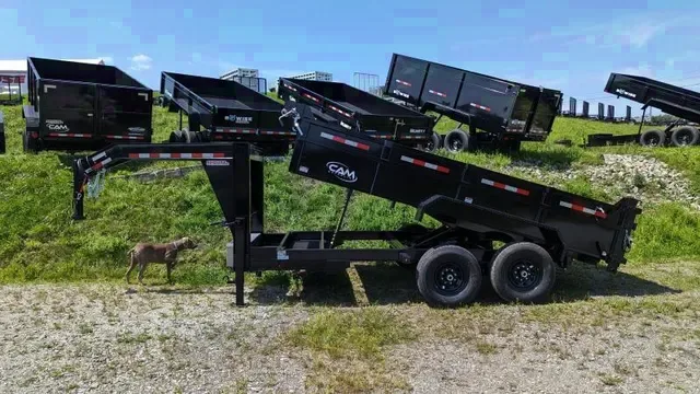 2025 Cam Superline 7x14 Gooseneck HD Scissor Dump Trailer