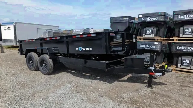 2025 B-Wise 7x16 HD Lo Pro Equipment Dump Trailer - Offer Welcome