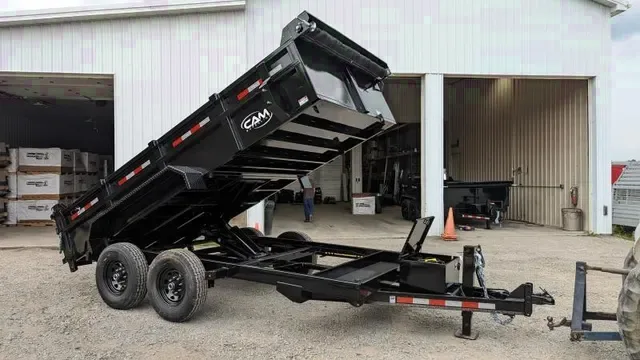 2025 CAM Superline 7x16 HD Low Profile Equipment Dump Trailer