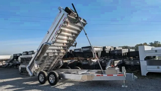 2025 EBY Aluminum Dump 7x16 Trailer - Mt Pleasant, PA