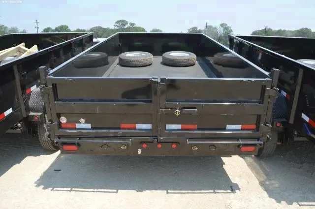 7x14 with 2ft Steel High Sides Dump Trailer