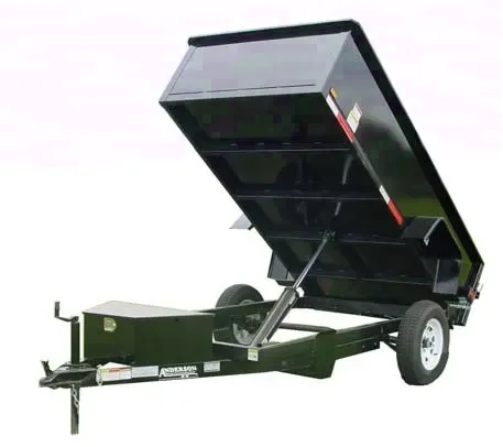 10ft SA Black Dump Trailer