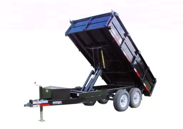 12ft Dump Trailer w/ Hydraulic Scissor Hoist