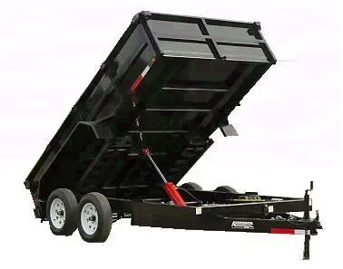 Bumper Pull 12ft TA Dump Trailer
