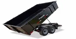 12ft Bumper Pull Dump w/Double Rear Gate