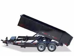 16ft Bumper Pull Dump Trailer w/24 inch sides