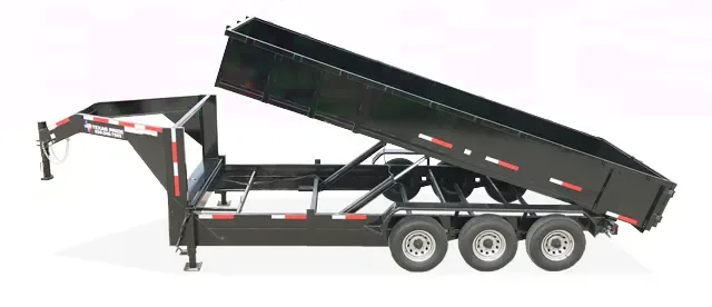 18ft Gooseneck Dump  Triple 9000lb Axles