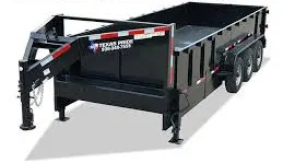 20ft GN Dump Trailer w/ Triple 7000lb Axles