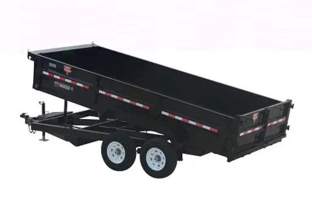 16ft Dump Trailer w/Slide In Ramps