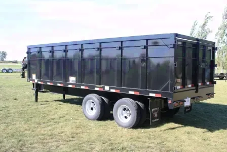 20ft GN Dump Trailer w/4 Foot  Sides