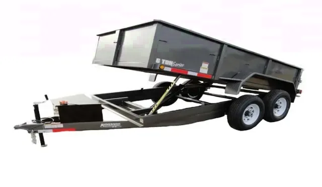 12ft Charcoal Grey Dump Trailer