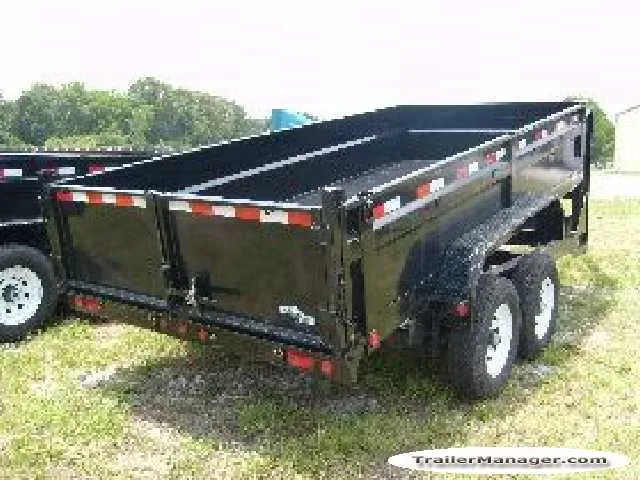 Gooseneck 14ft Tandem Axle Dump Trailer