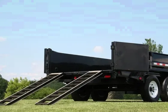16FT DUMP TRAILER W/RAMPS