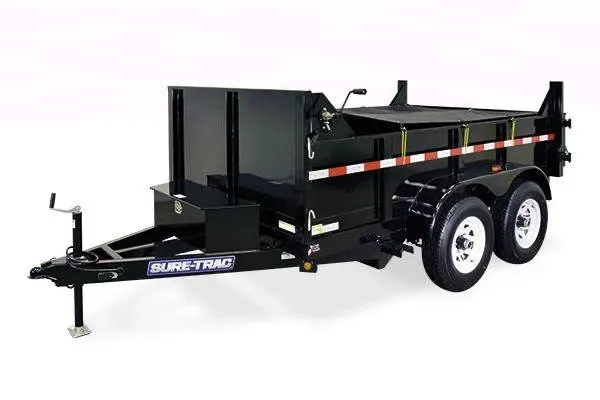 Single Ram Dump Trailer 10ft Tandem 3500lb Axle