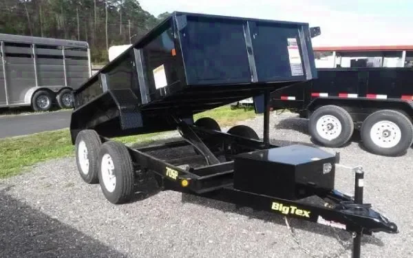 Big Tex 70SR- 10 Tandem Axle Single Ram Dump