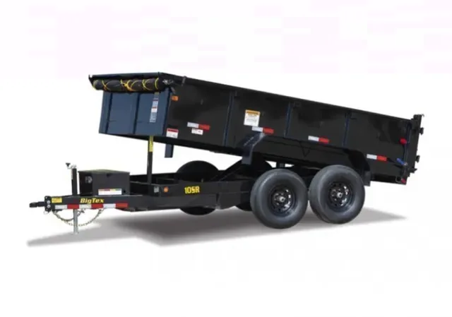 Big Tex 10SR 9,990#,TA,SR DUMP,(83 x 12) Black,6 SlR, LED,SPMT
