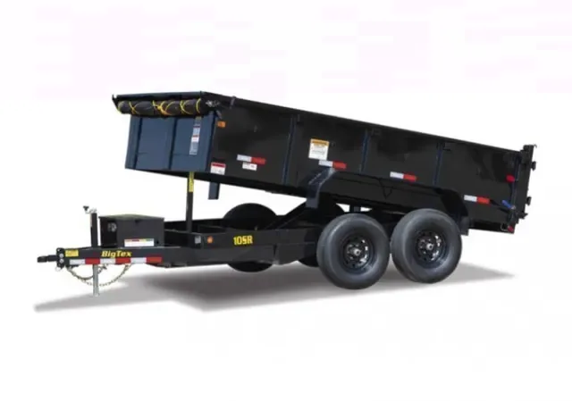 Big Tex 10SR 9,990#,TA,SR DUMP,(83 x 12) Black,6 SlR, LED,SPMT