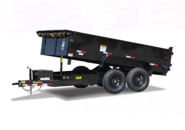 Big Tex 10SR 9,990#,TA,SR DUMP,(83 x 12) Black,6 SlR, LED,SPMT