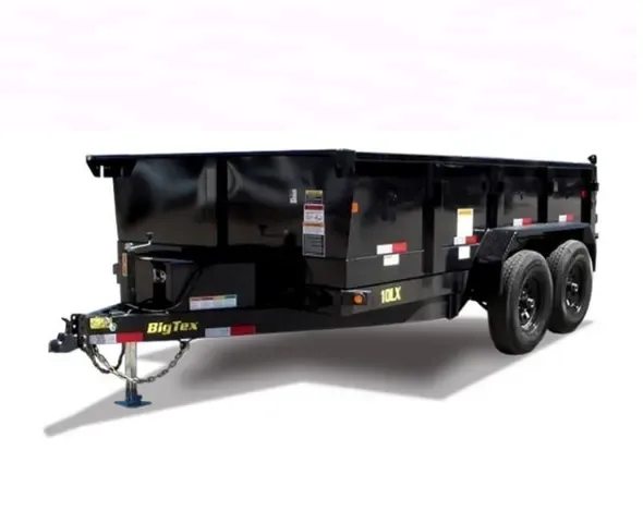 Big Tex 10LX 7 X 12 10,000# T/A LP DUMP 83" WIDE INSIDE BED
