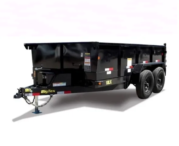 Big Tex 10LX -7 X 12 10,000# T/A LP DUMP 83" WIDE INSIDE BED