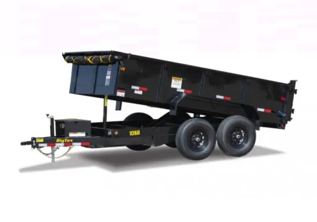 Big Tex 10SR 9,990#,TA,SR DUMP,(83 x 12) Black,7 Slide in Ramps