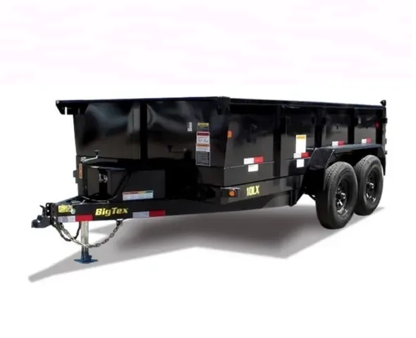 10LX-7 X 12 10,000# T/A LP DUMP 83" WIDE INSIDE BED