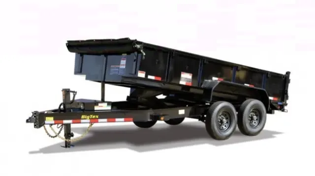 Big Tex 14LP 14K TAND LP DUMP 83"x14 6SIR Black