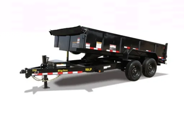 Big Tex 16LP 17.5K TAND LP DUMP 83"x14 6S Black