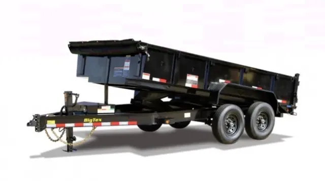 Big Tex 14LP 14K TAND LP DUMP 83"x14 6SIR Black