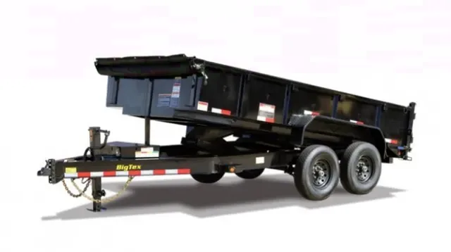 Big Tex 14LP 14K TAND LP DUMP 83"x14 6SIR Black