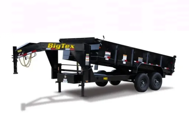 Big Tex 14GX-7 x 16) Black 7Ramps,Led,ComboGate,PU/PD