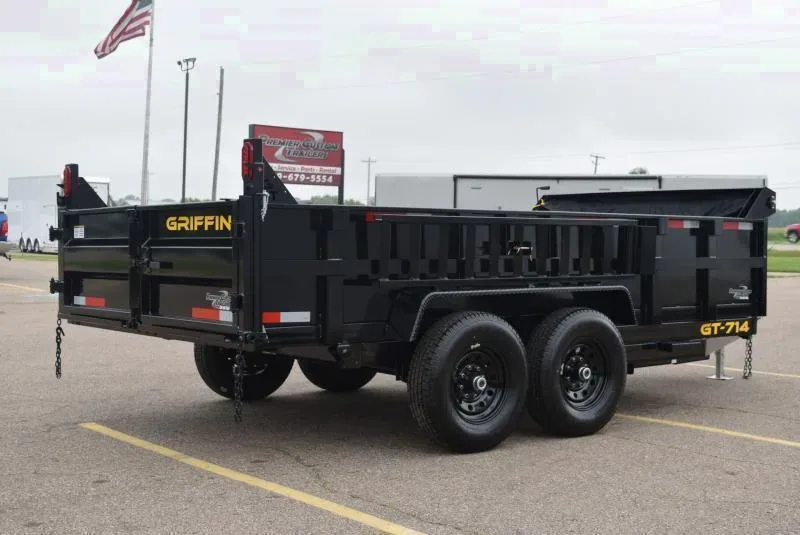 New 2025 Griffin GD714 7x14 Dump Trailer - Your Offer is Welcome!