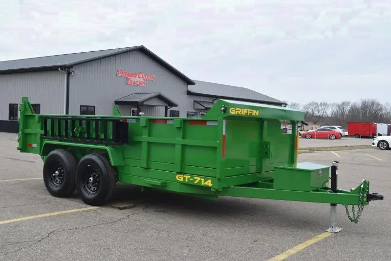 2025 Griffin 7x14 14K Low Pro Dump Trailer - Schoolcraft, MI