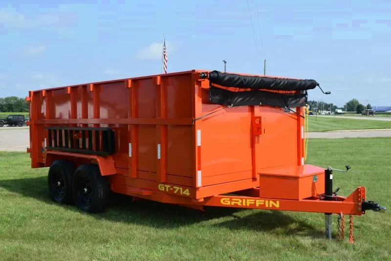 2025 Griffin 7x14 High Side Dump Trailer - Schoolcraft, MI