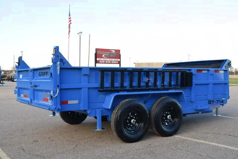 2025 Griffin 7x14 Low Pro Dump Trailer - Schoolcraft, MI
