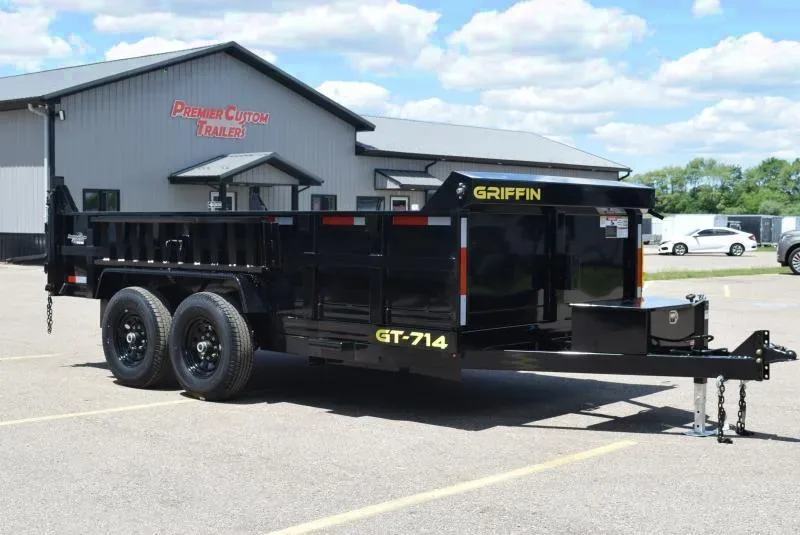2025 Griffin 7x14 14K Low Pro Dump Trailer - Schoolcraft, MI