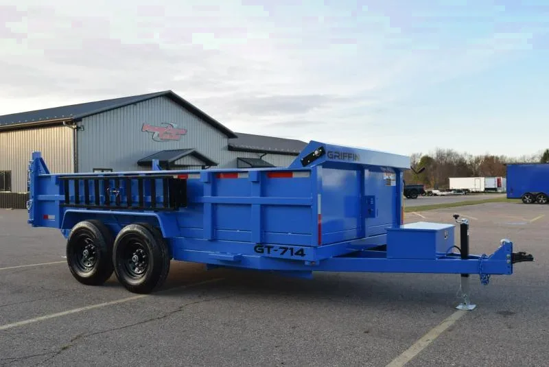 2025 Griffin 7x14 Low Profile Dump Trailer - Schoolcraft, MI