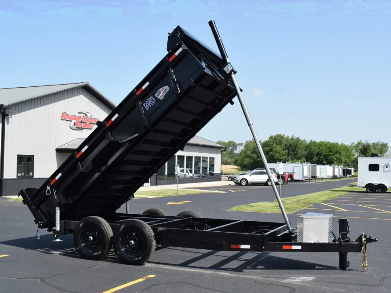 2026 BND Trailers 15k 7x14 Dump Trailer w/ Telescopic Cylinder 7ga Floor